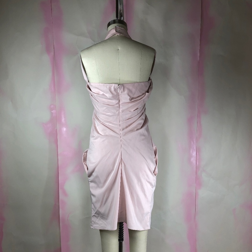 Saku New York Collar Linked Rose Quartz Dress Cut Out - Picture 6 of 6